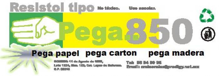 PEGA pegamento blanco tipo 850